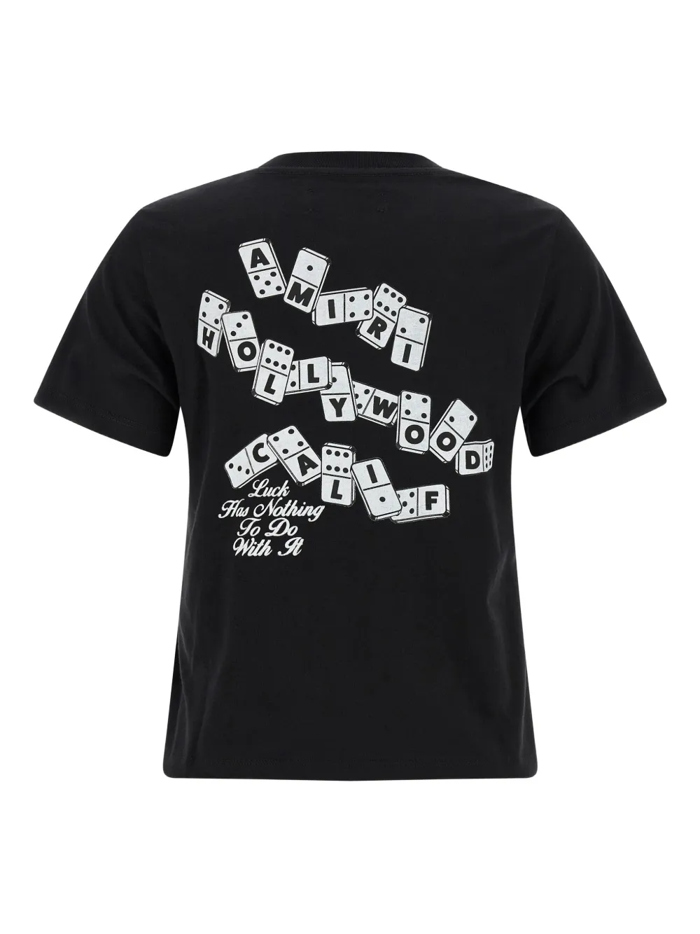 AMIRI Domino プリント Tシャツ | ブラック | FARFETCH JP