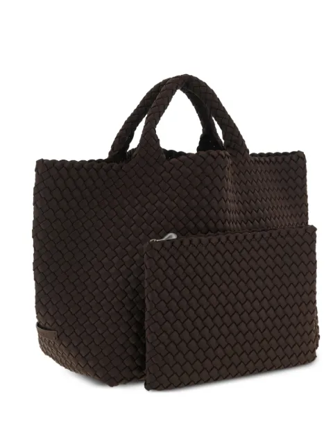 NAGHEDI medium St. Barths hand-woven logo tote bag