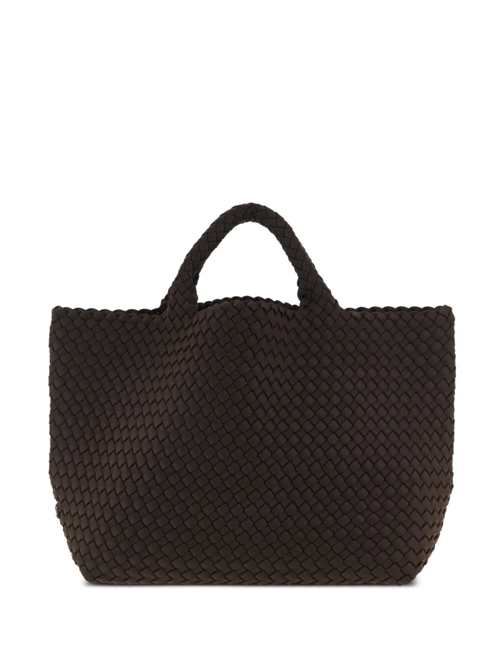  Naghedi Medium St. Barths Hand-woven Logo Tote Bag - Brown 