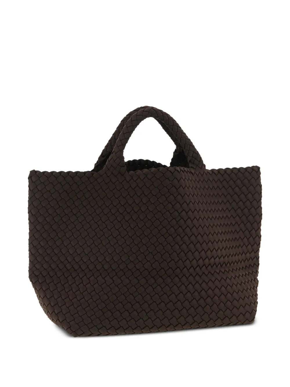  Naghedi Medium St. Barths Hand-woven Logo Tote Bag - Brown 
