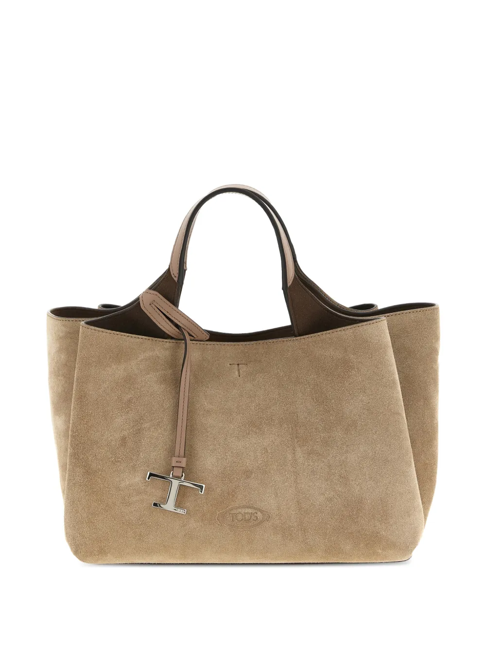 Tod's mini Apa suede tote bag - Marrone