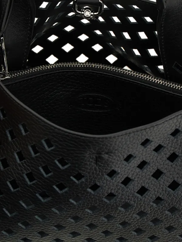 Tod's Apa レザーハンドバッグ マイクロ | ブラック | FARFETCH JP