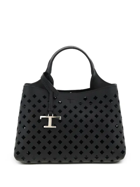 Tod's micro Apa perforated-leather tote bag