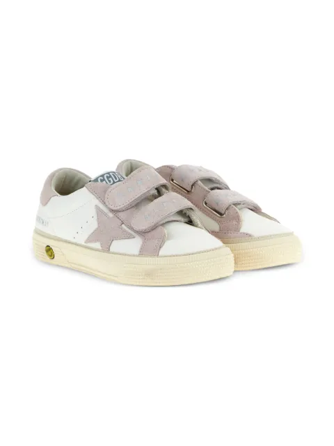 Golden Goose Kids May School star suede sneakers