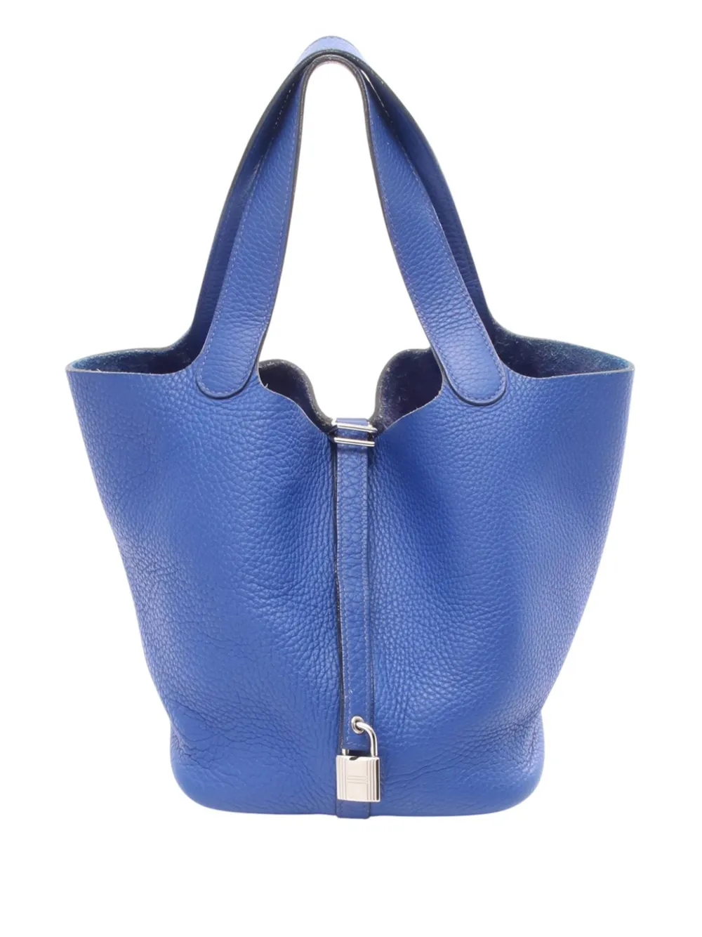 Hermès Pre-Owned 2011 Taurillon Clemence Picotin Lock MM handbag - Blue