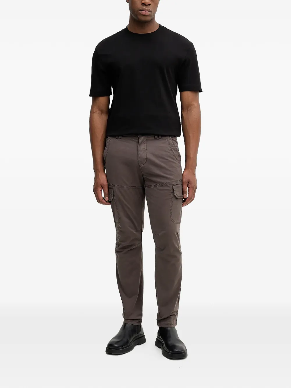 Aeronautica Militare Broek met cargo zak - Grijs