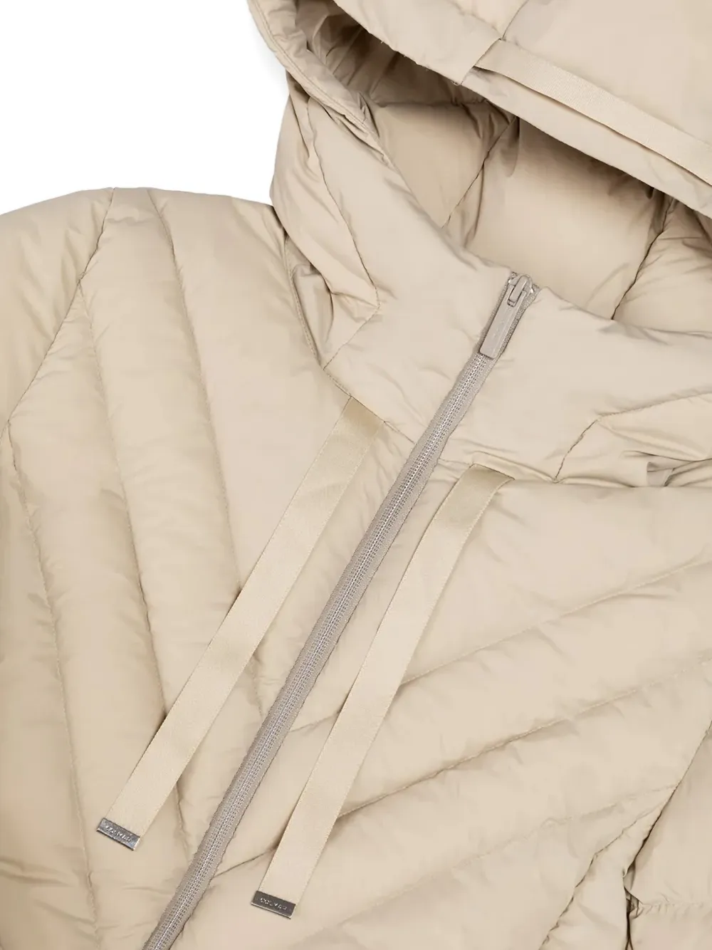 Colmar Hooded Quilted Coat - Neutrals 