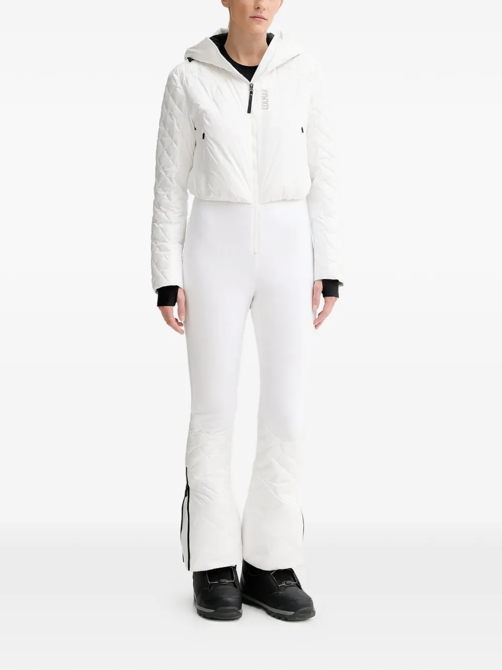 Colmar キルティング フーデッド スキースーツ | ホワイト | FARFETCH JP