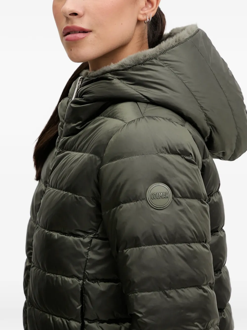Colmar Donsjack met capuchon Groen