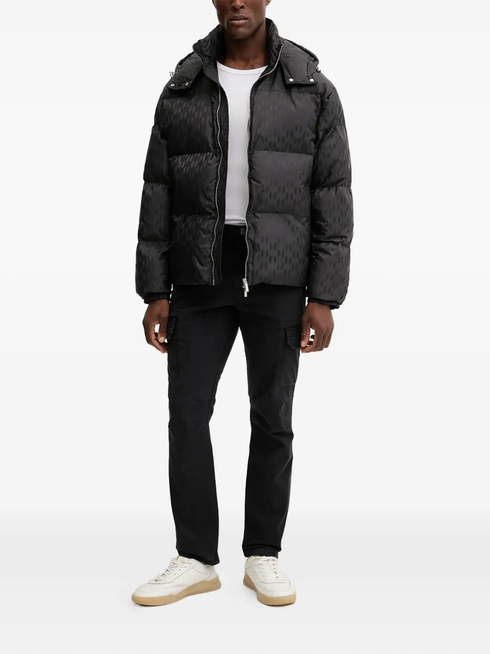 Aeronautica Militare Broek met cargo zak - Zwart