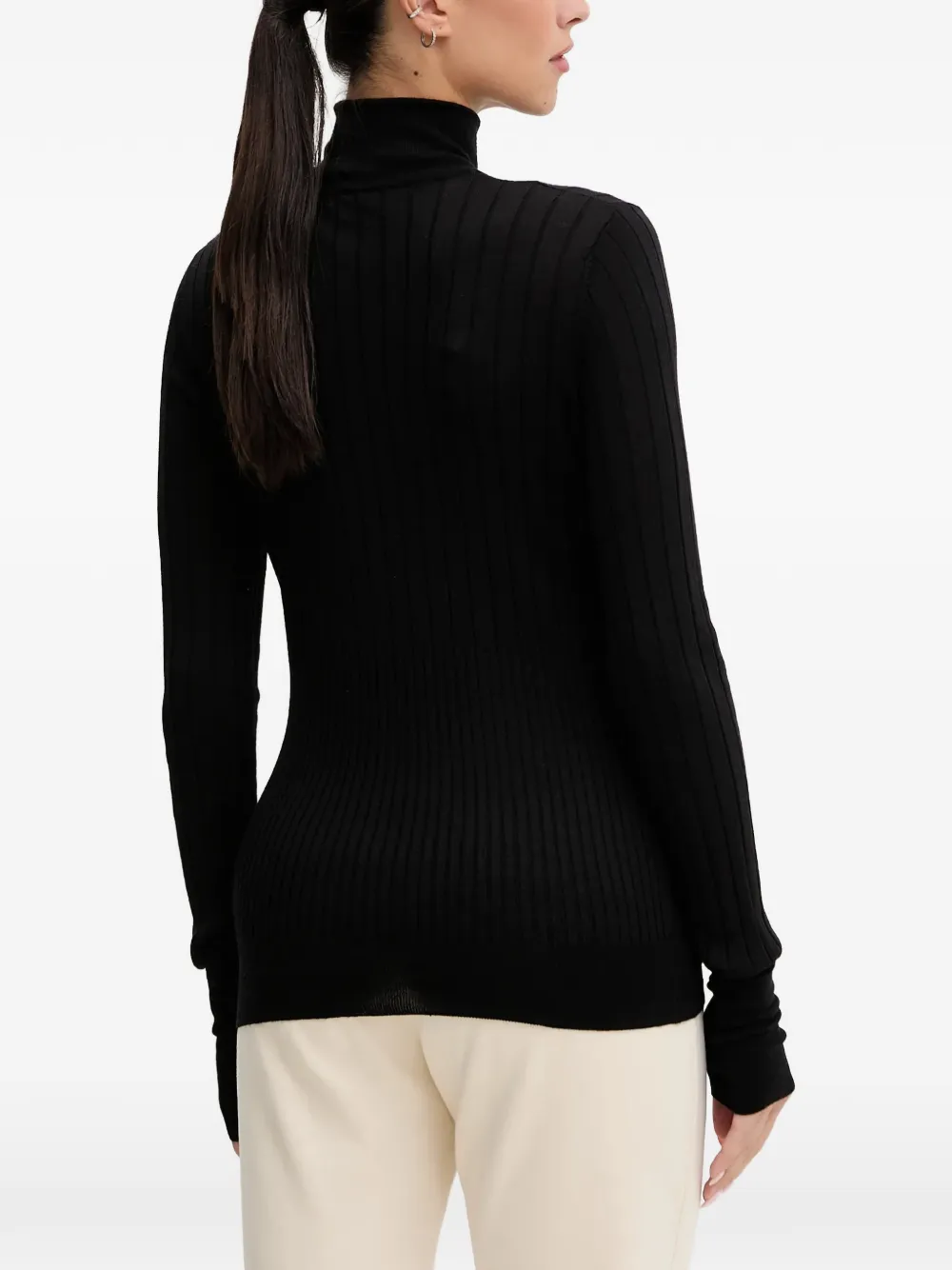  Colmar Jersey Con Cuello Alto - Negro 