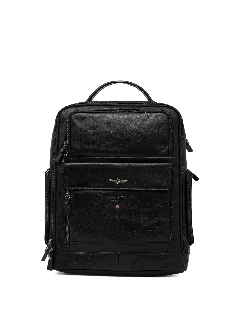 Aeronautica Militare zip-fastening pocket backpack - Nero