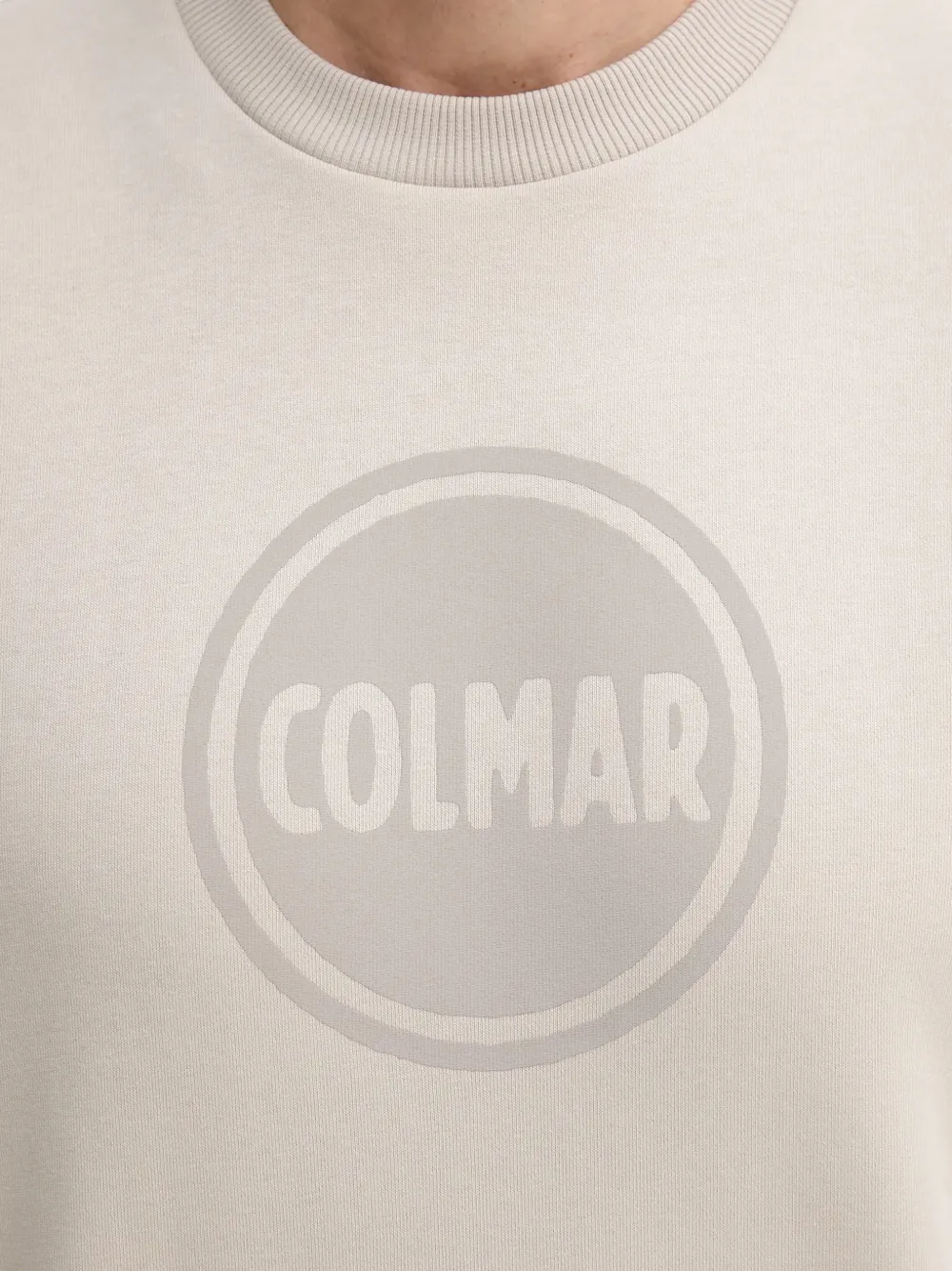 Colmar Sweater met logoprint Beige