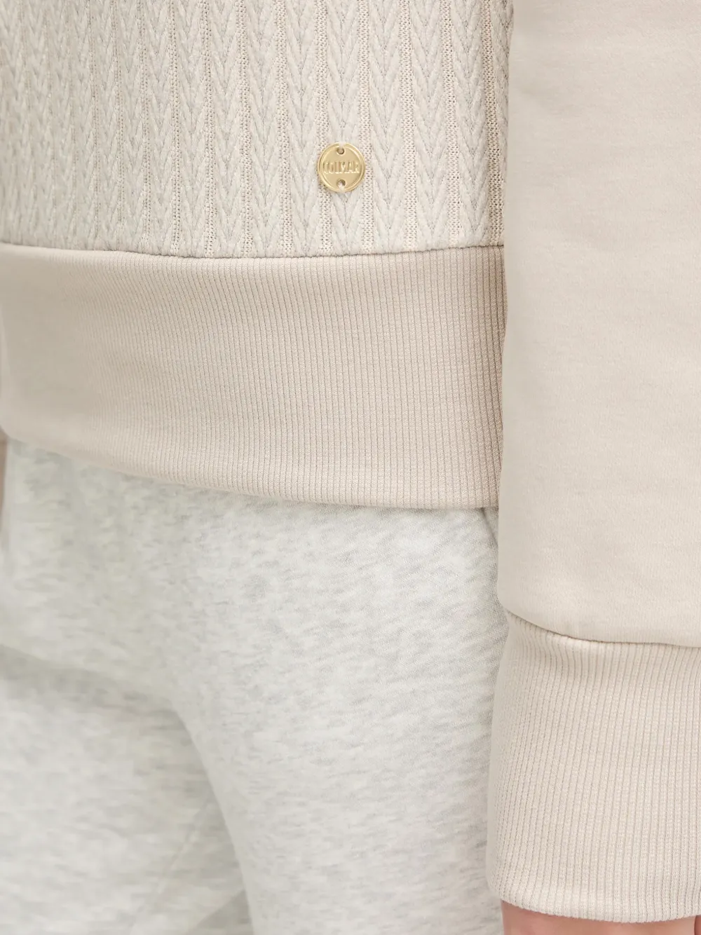 Colmar Sweater met ronde hals Beige