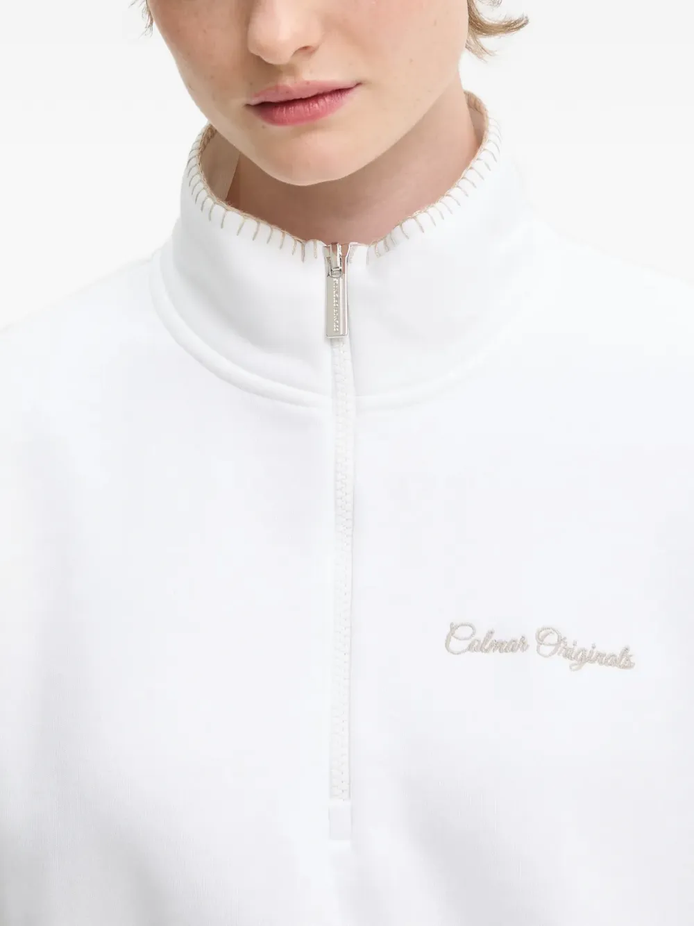 Colmar Coltrui met halve rits Wit
