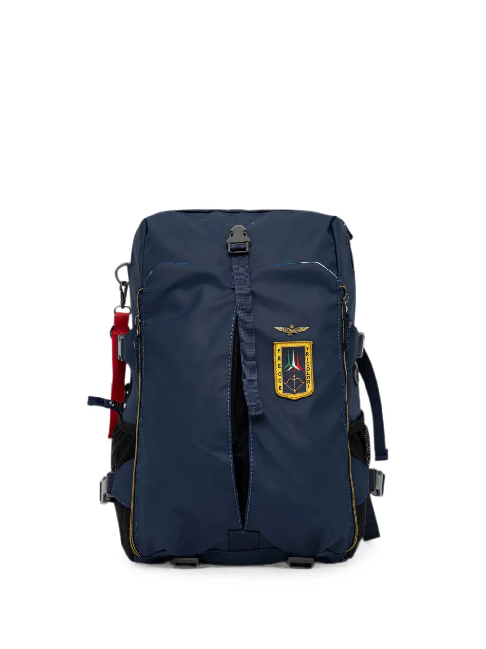 Aeronautica Militare logo-patch camouflage-lining backpack - Blu