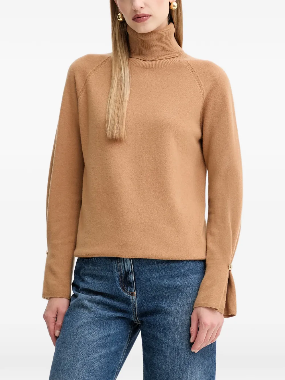 FRACOMINA roll-neck wool sweater | neutro | Image 1