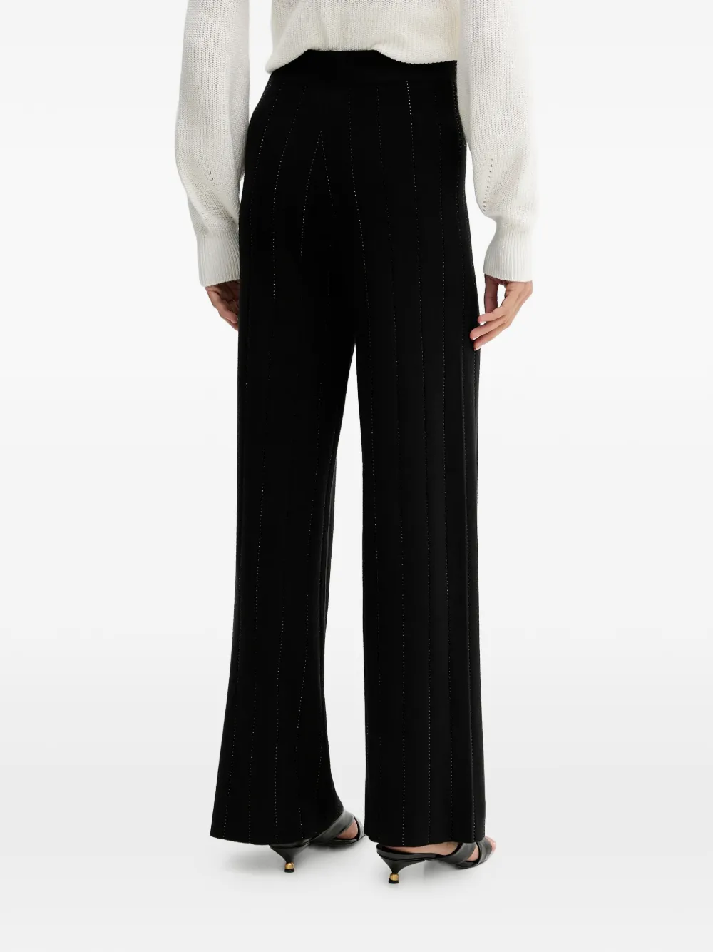 Studded Wide Trousers