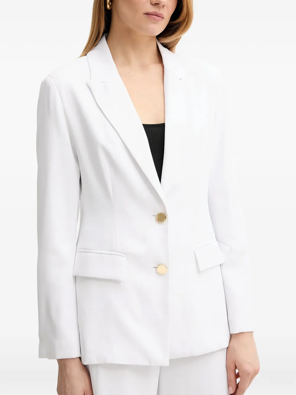  Fracomina Single-breasted Blazer - White 