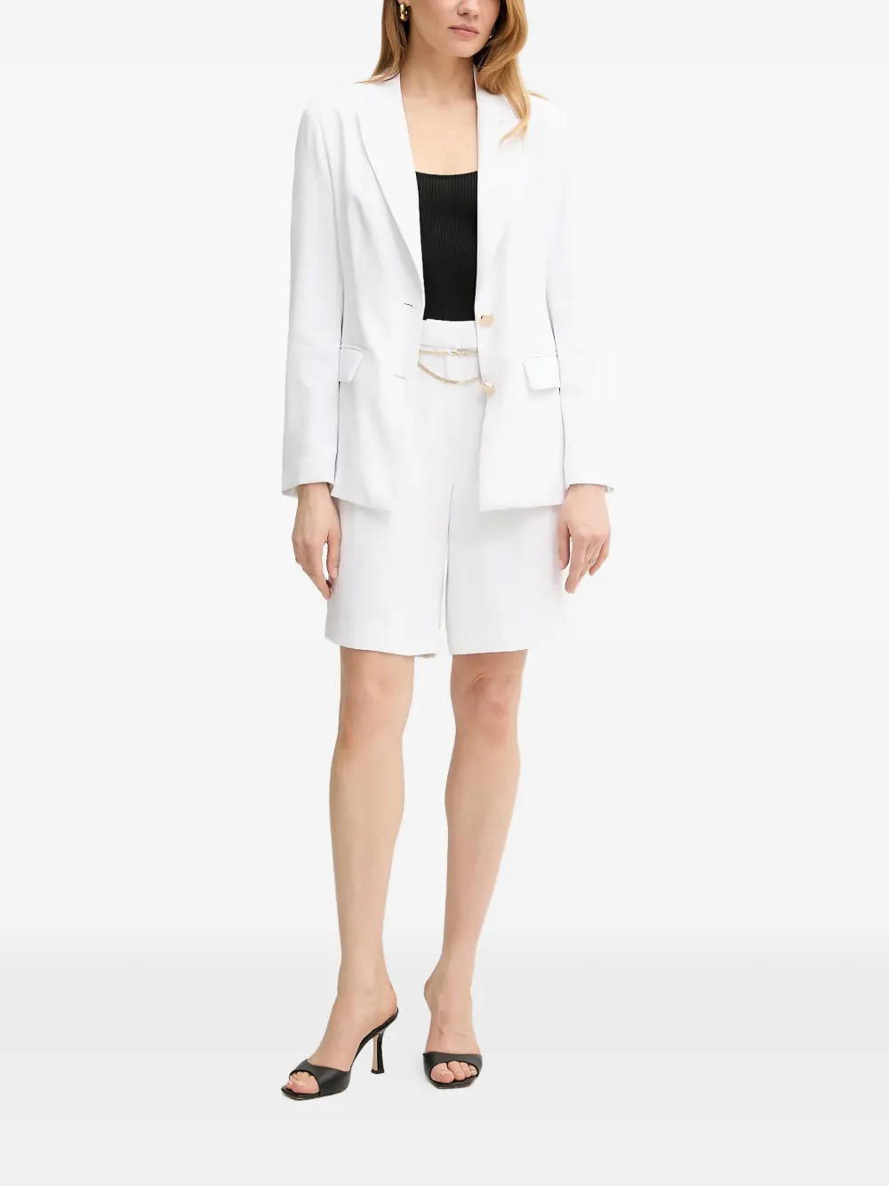  Fracomina Single-breasted Blazer - White 
