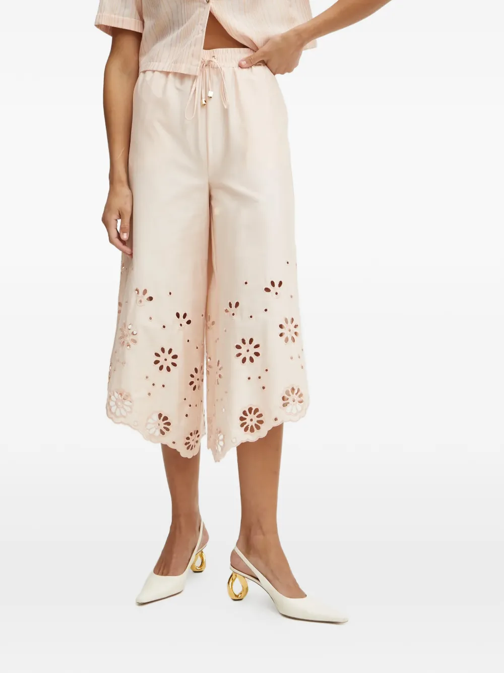 FRACOMINA cut-out trousers - Toni neutri