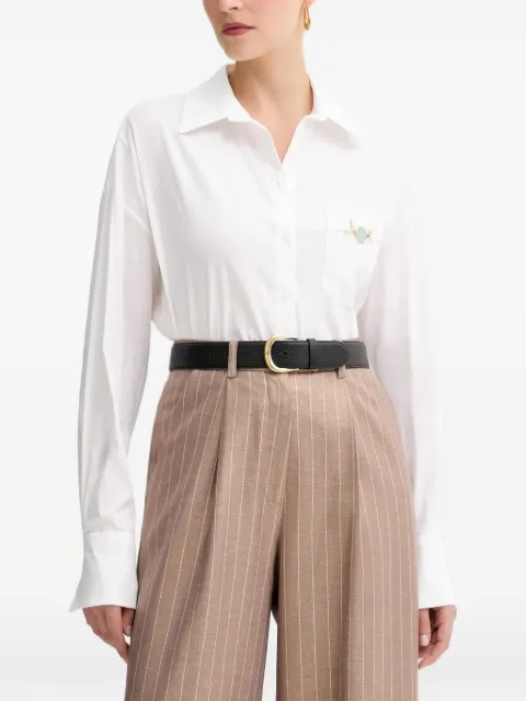 FRACOMINA pocket embellishment shirt