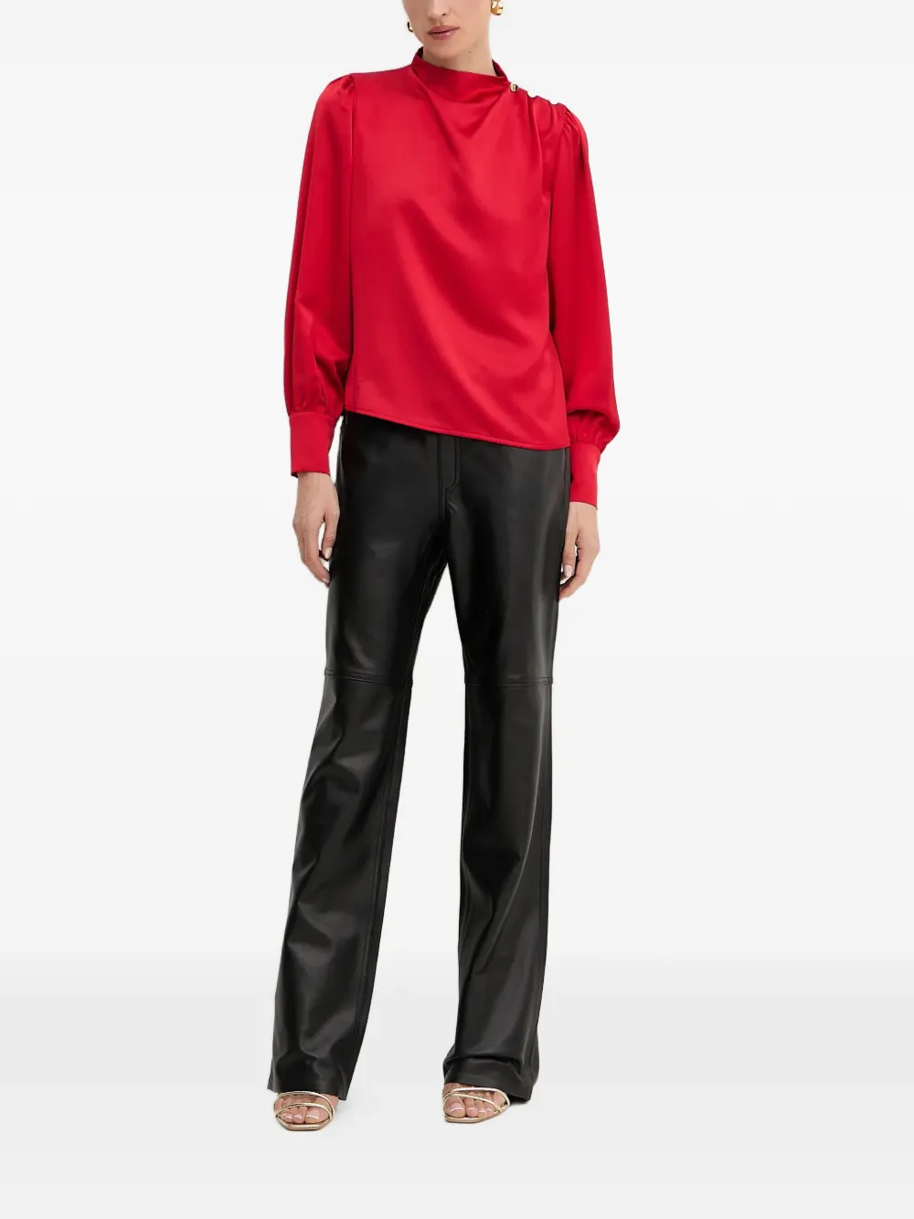 FRACOMINA button high-neck top | Blouses | Image 2