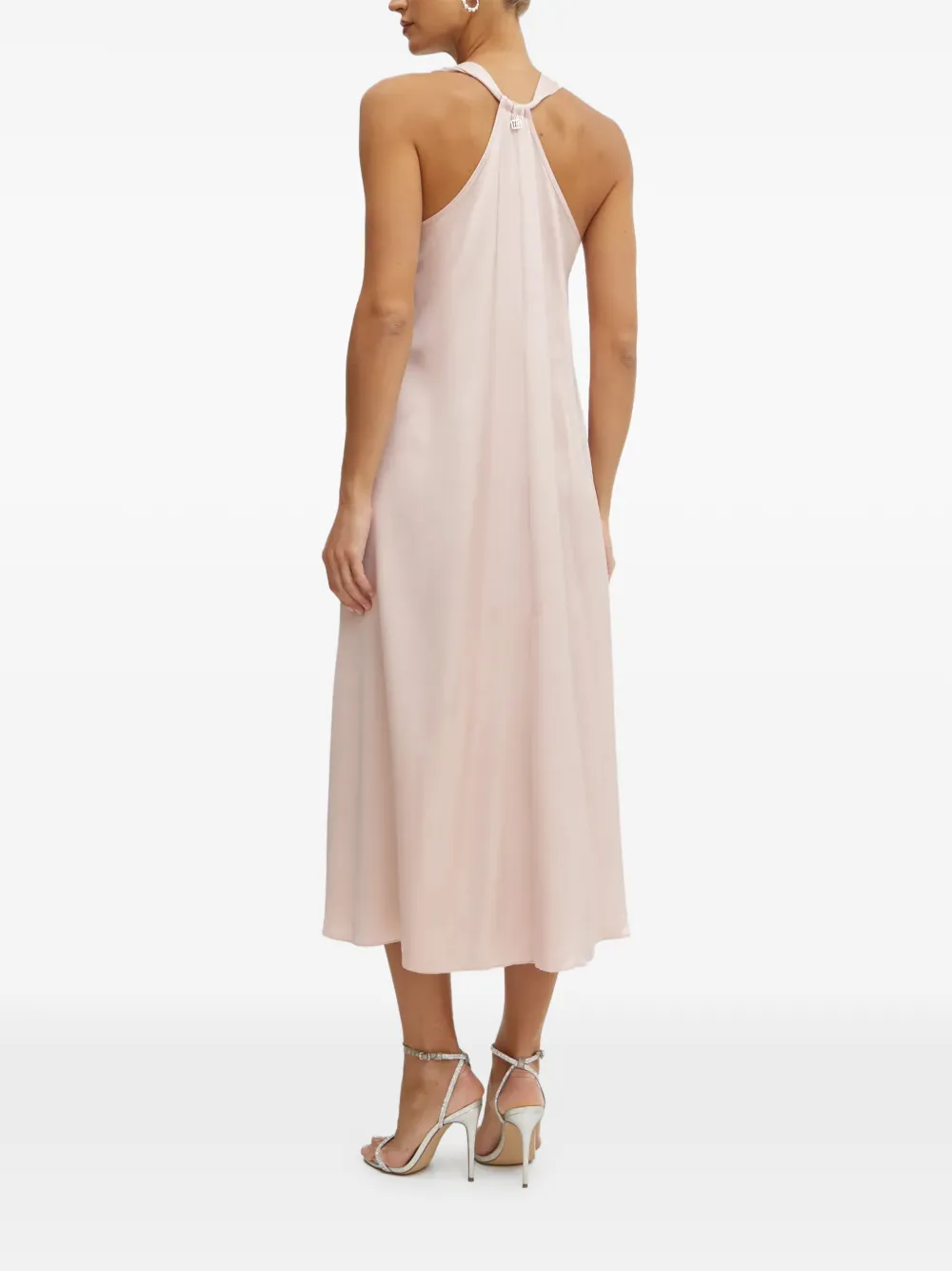  Fracomina V-neck Sleeveless Dress - Pink 