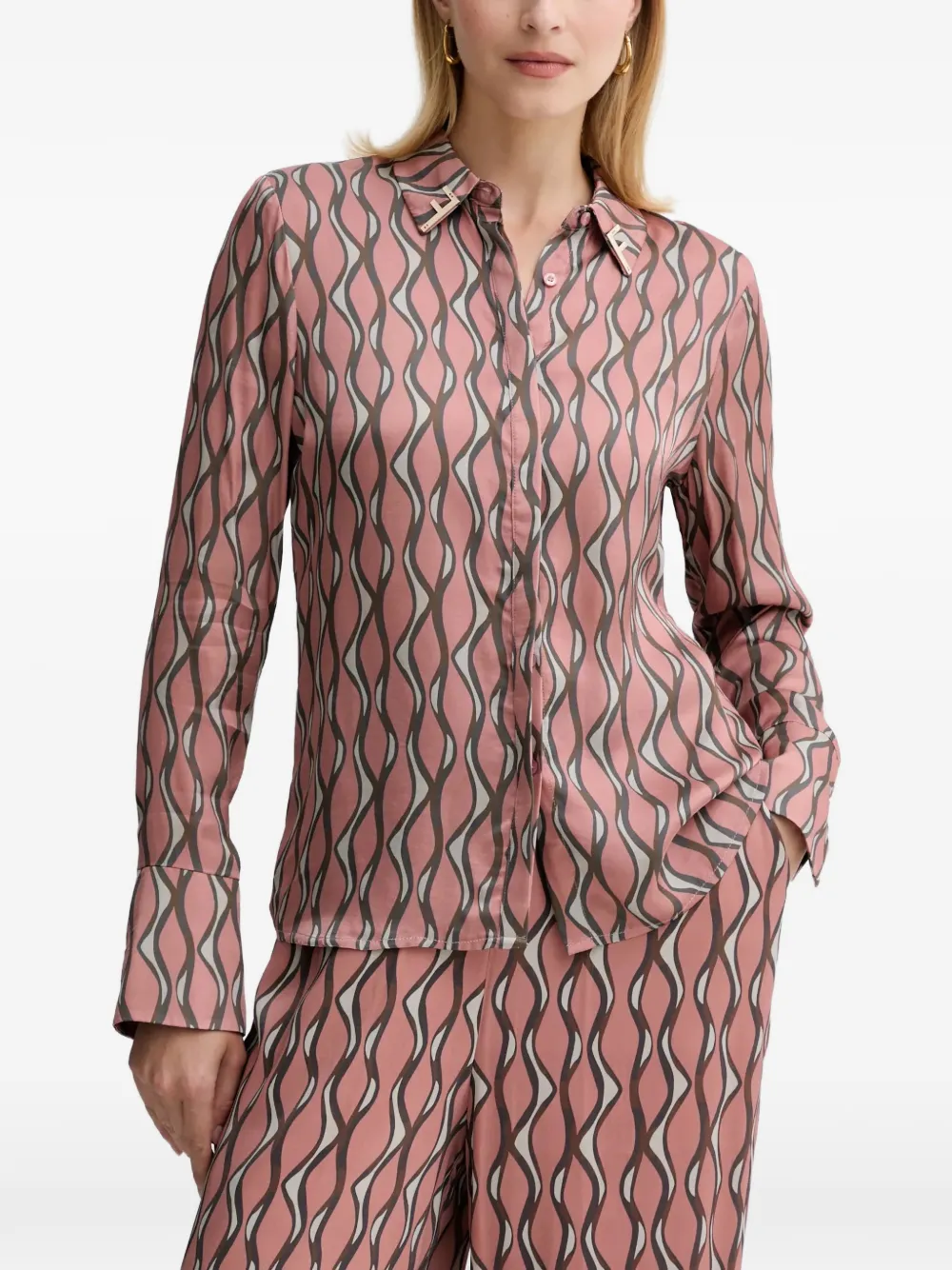 FRACOMINA pattern shirt - Rosa