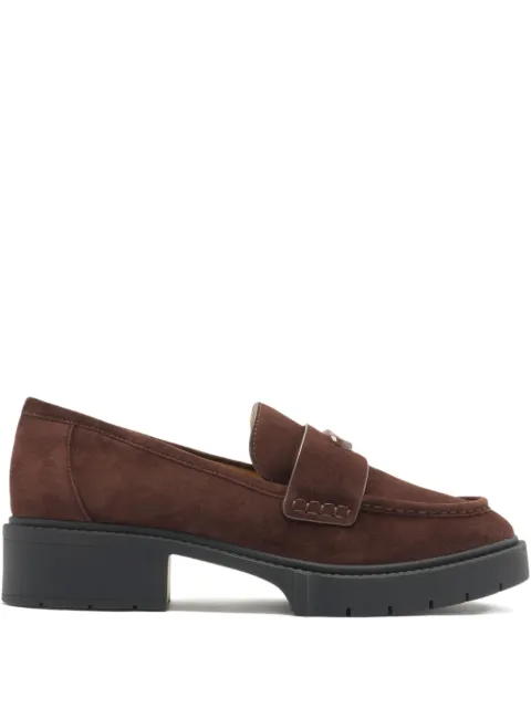 Coach suede loafers