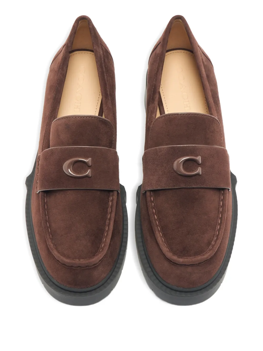 Coach Suède loafers Bruin