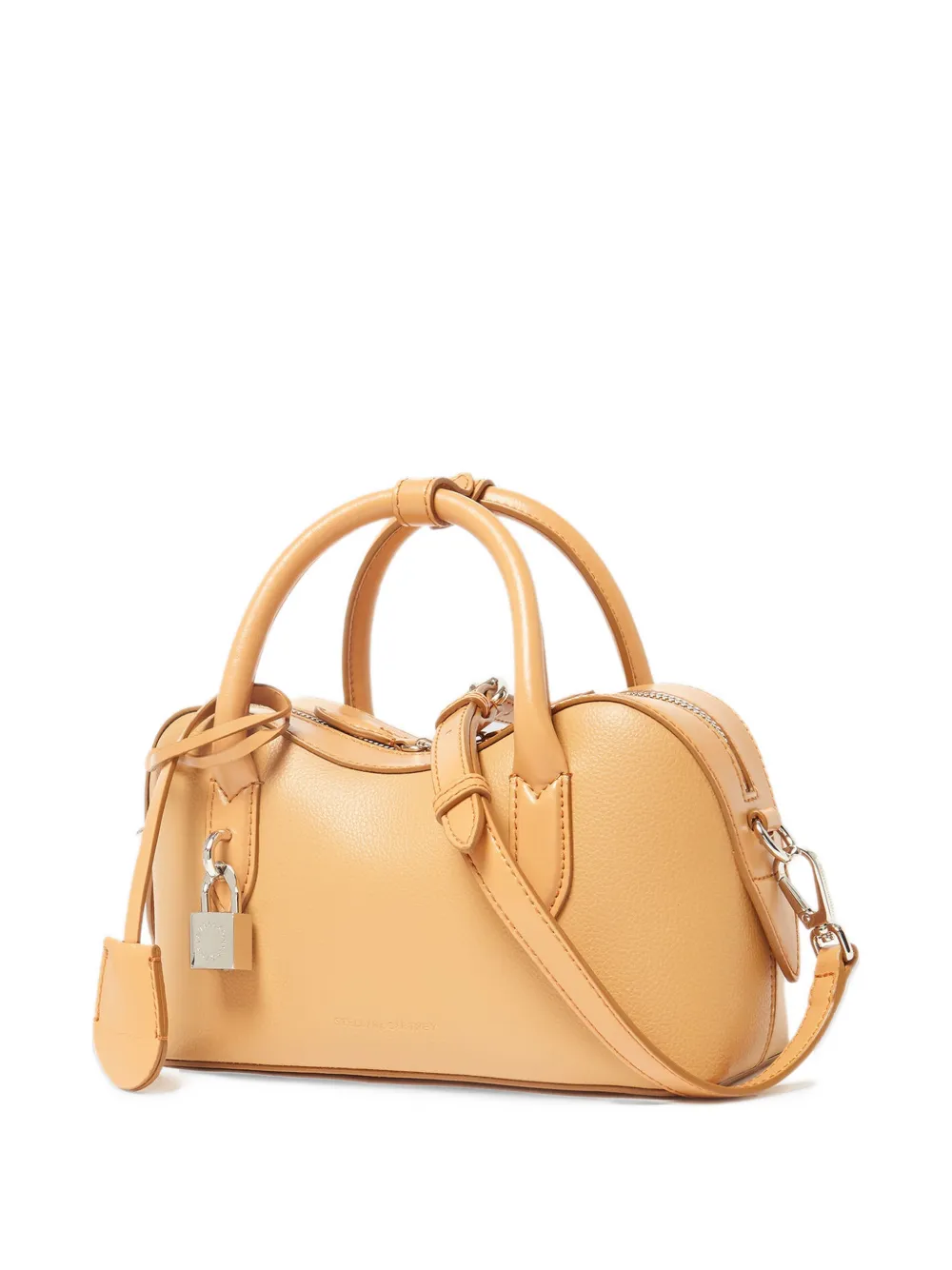 Stella McCartney Kleine Ryder shopper met hangslot Beige
