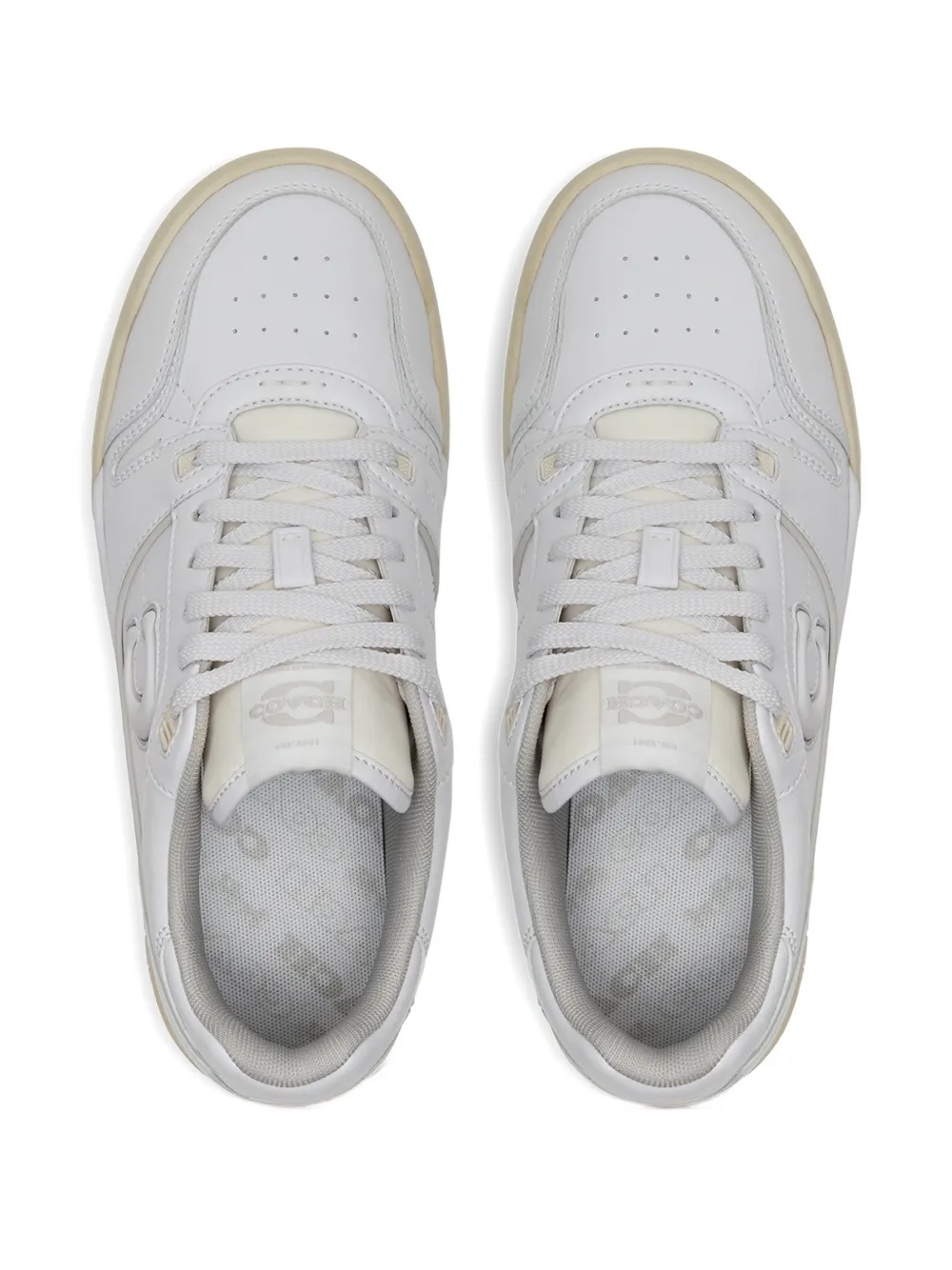Coach Sneakers met logopatch Wit