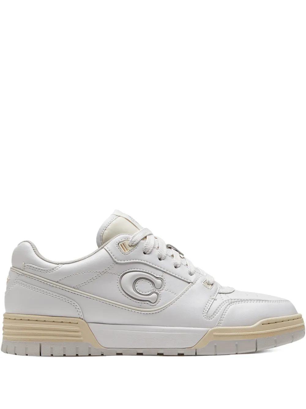 Coach Sneakers met logopatch Wit