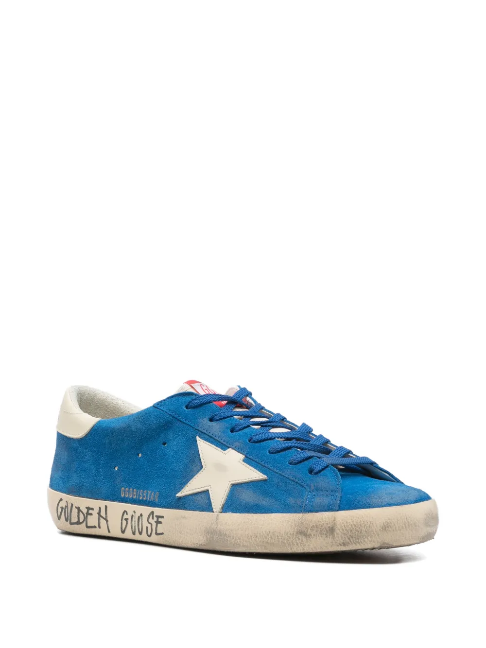 Golden Goose Grafische sneakers met ster Blauw