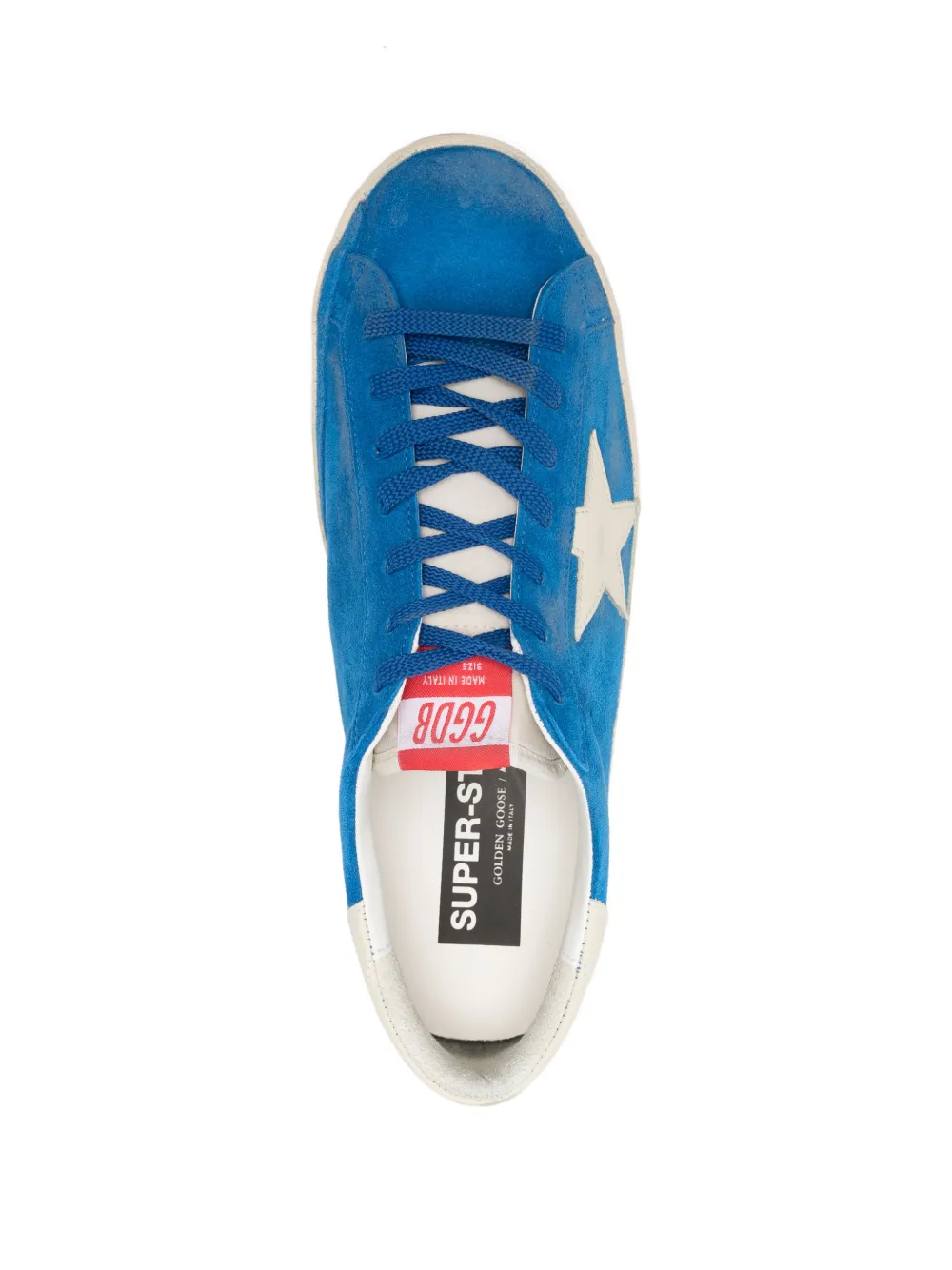 Golden Goose Grafische sneakers met ster Blauw