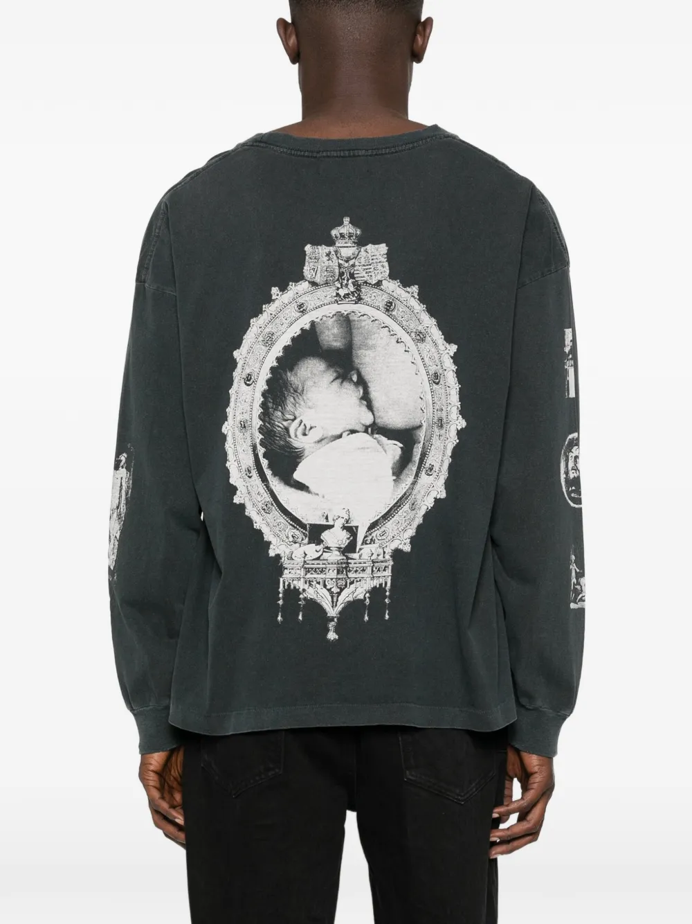 Enfantsrichesdeprimes ロンT Enfants Riches Déprimés Graphic long-sleeve T-shirt | Black
