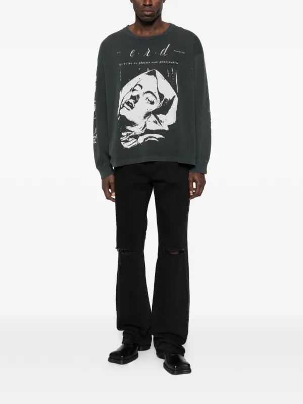 Enfants Riches Déprimés Graphic long-sleeve T-shirt | Black