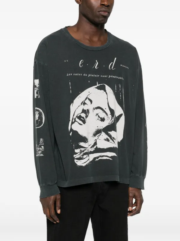Enfants Riches Déprimés Graphic long-sleeve T-shirt | Black