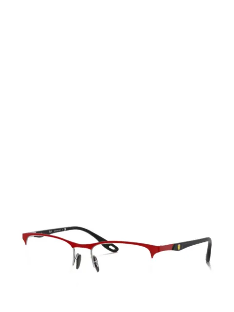 Ray-Ban half-rim logo-detail glasses