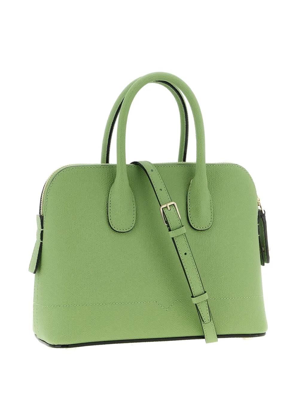 Valextra mini Mylogo bowling tote bag - Groen