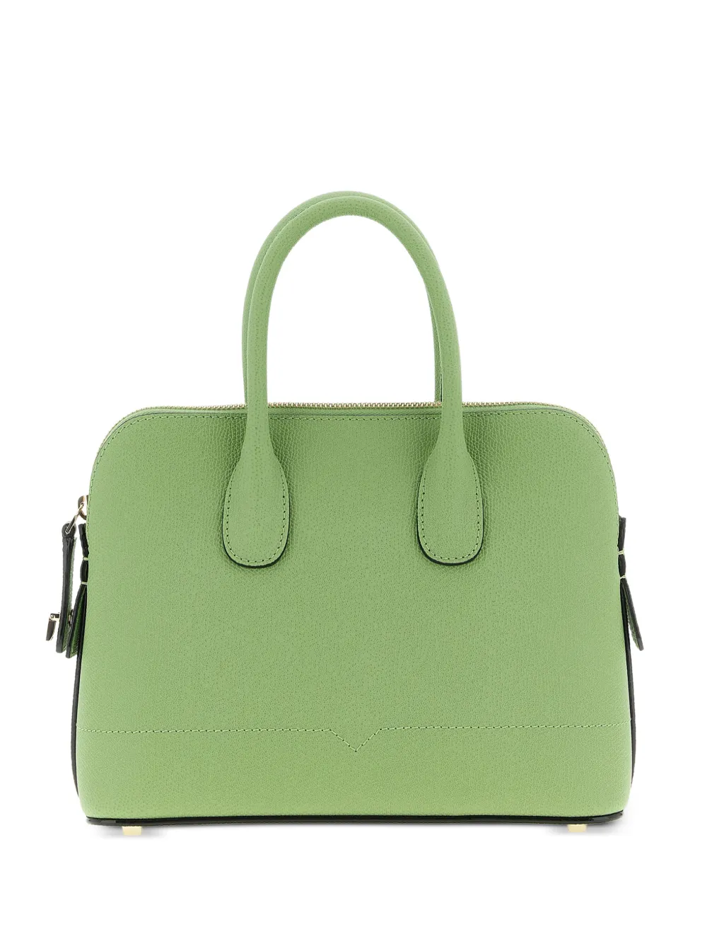 Valextra mini Mylogo bowling tote bag - Verde