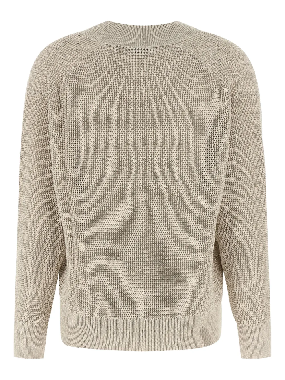 Brunello Cucinelli openwork V-neck sweater | Suéteres | Image 2
