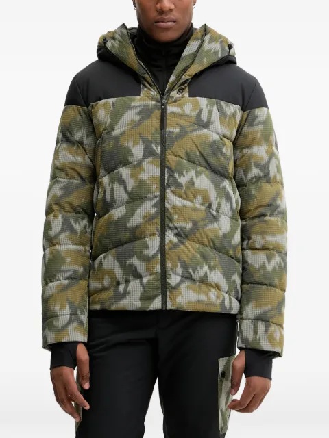 Colmar camouflage-pattern hooded ski jacket