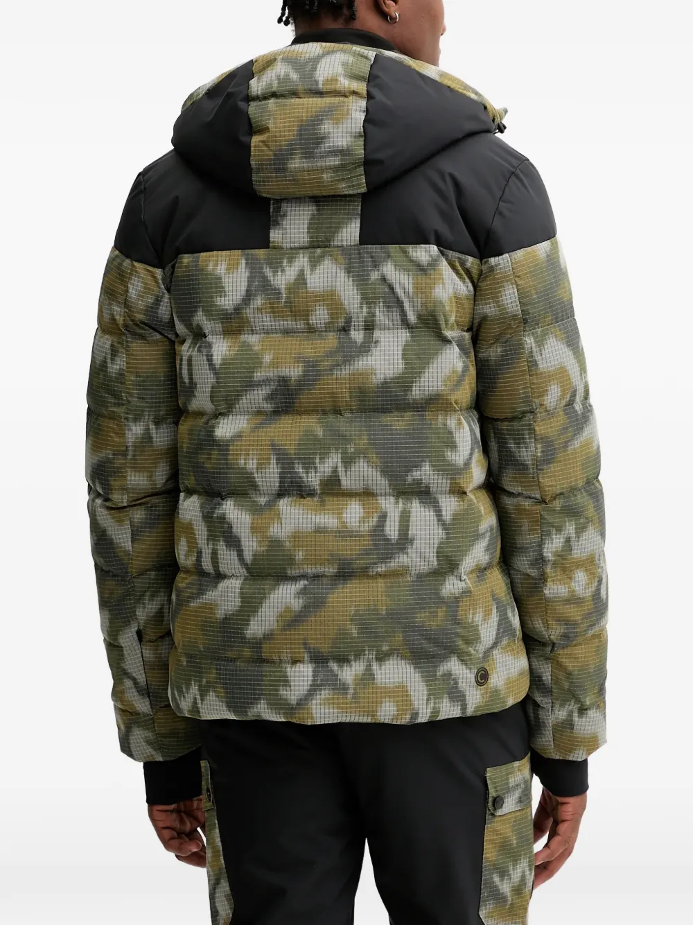  Colmar Camouflage-pattern Hooded Ski Jacket - Green 