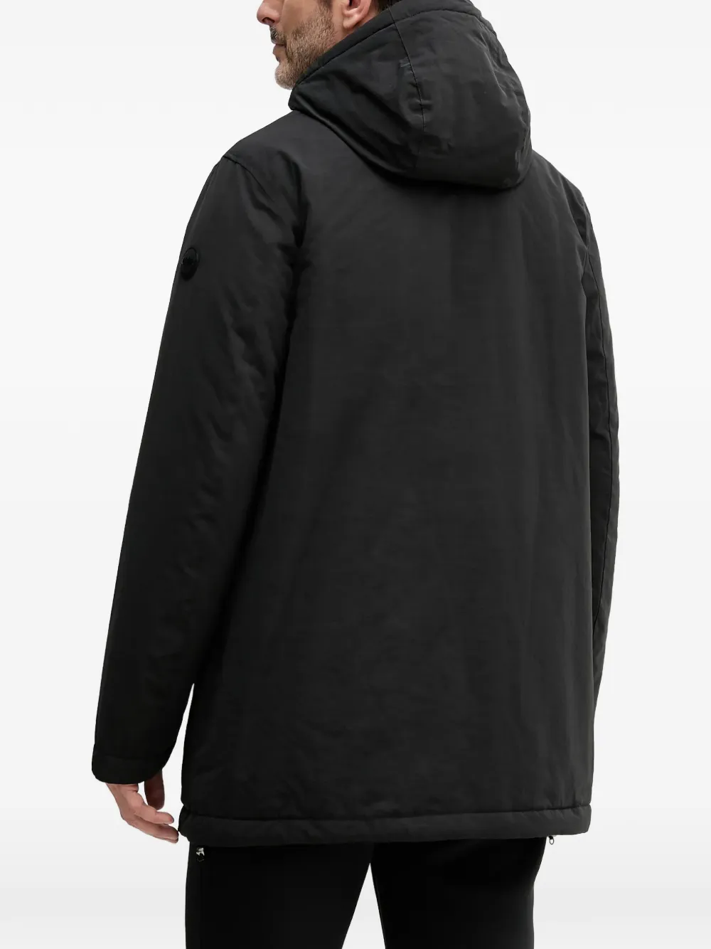  Colmar Hooded Logo-patch Jacket - Black 
