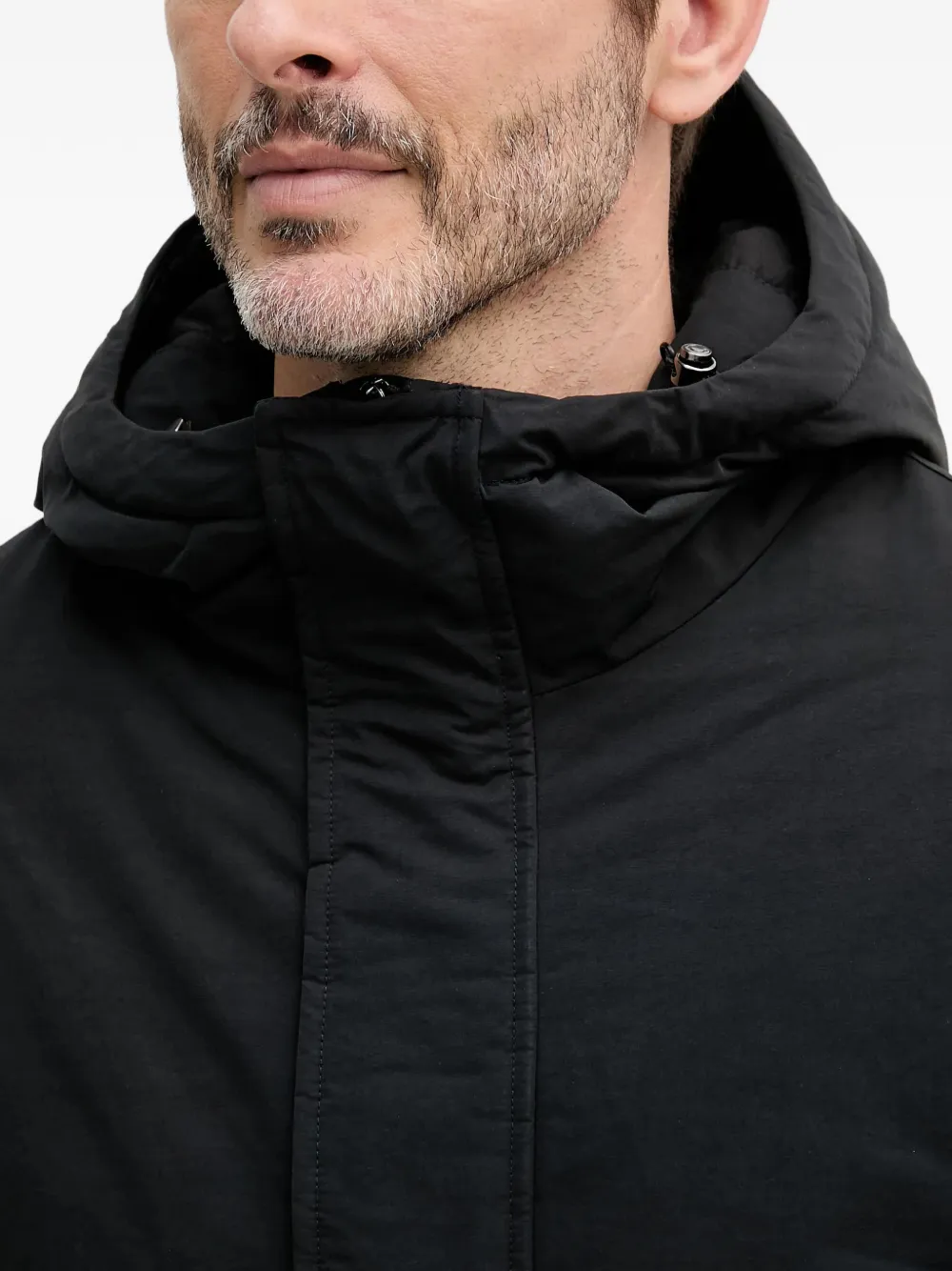 Colmar Jack met capuchon en logopatch Zwart