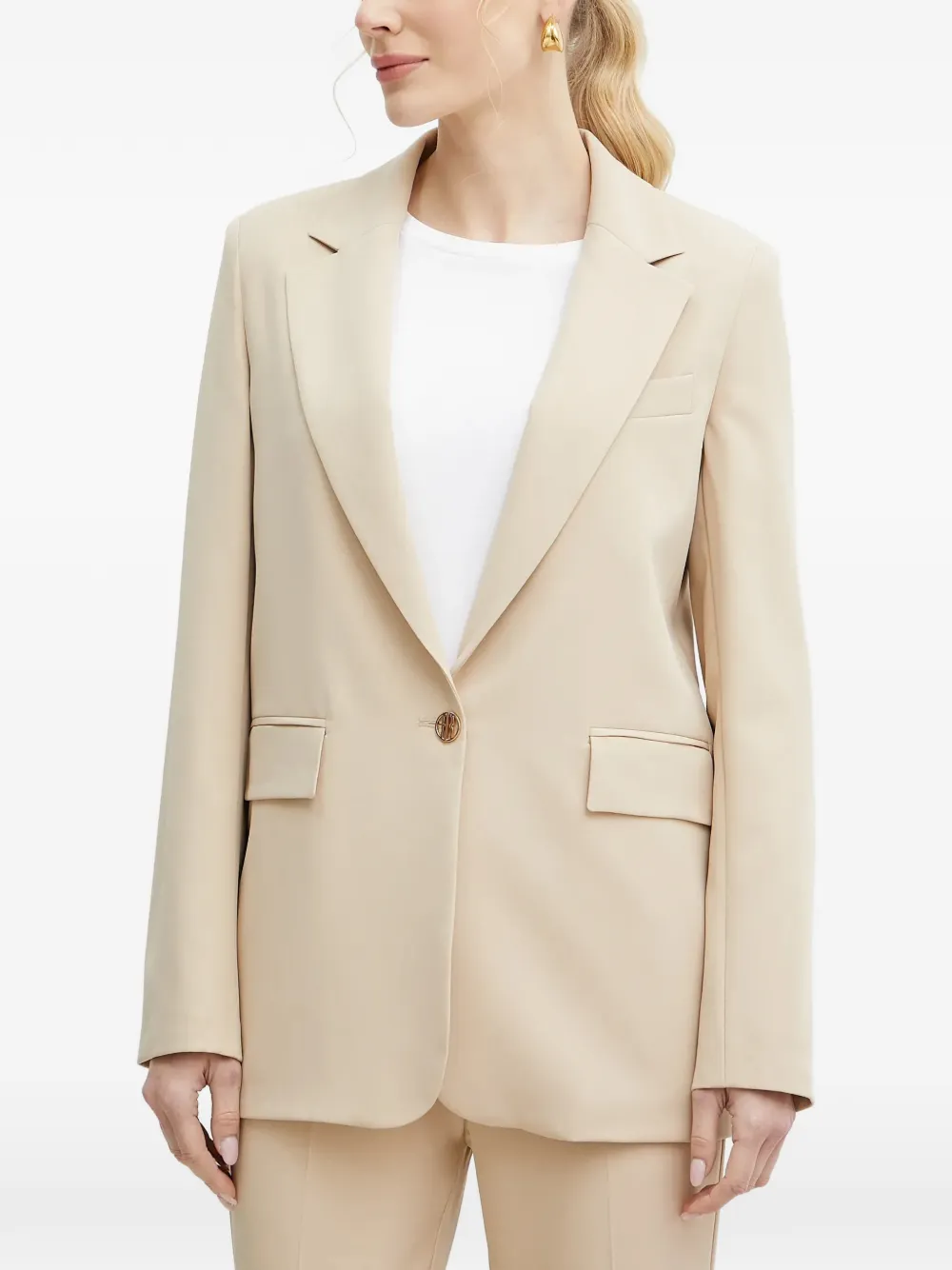 FRACOMINA button detail blazer | neutro | Image 1