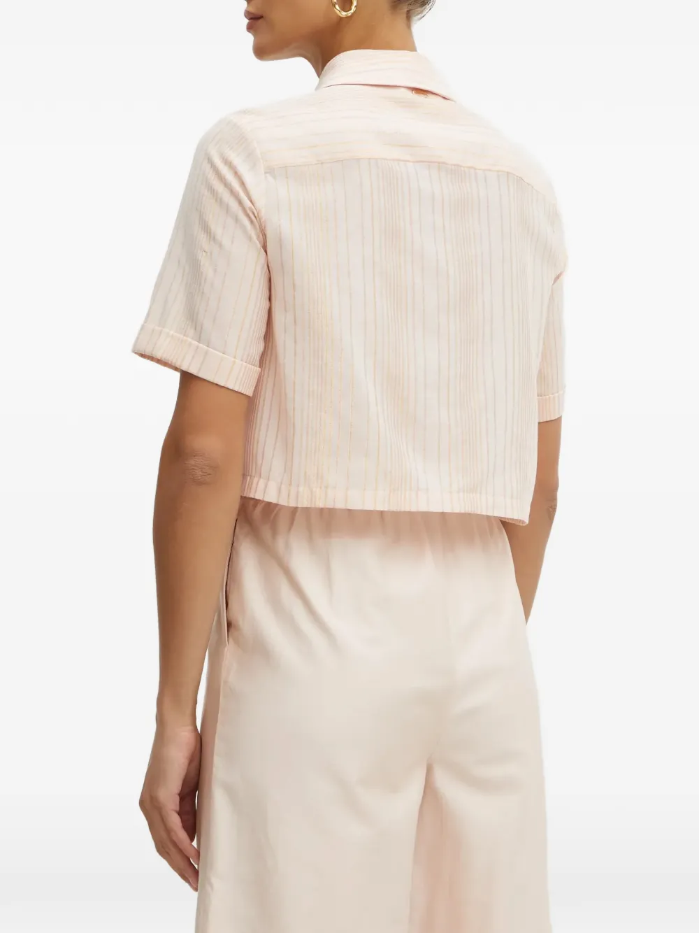 FRACOMINA Gestreept blouse - Roze