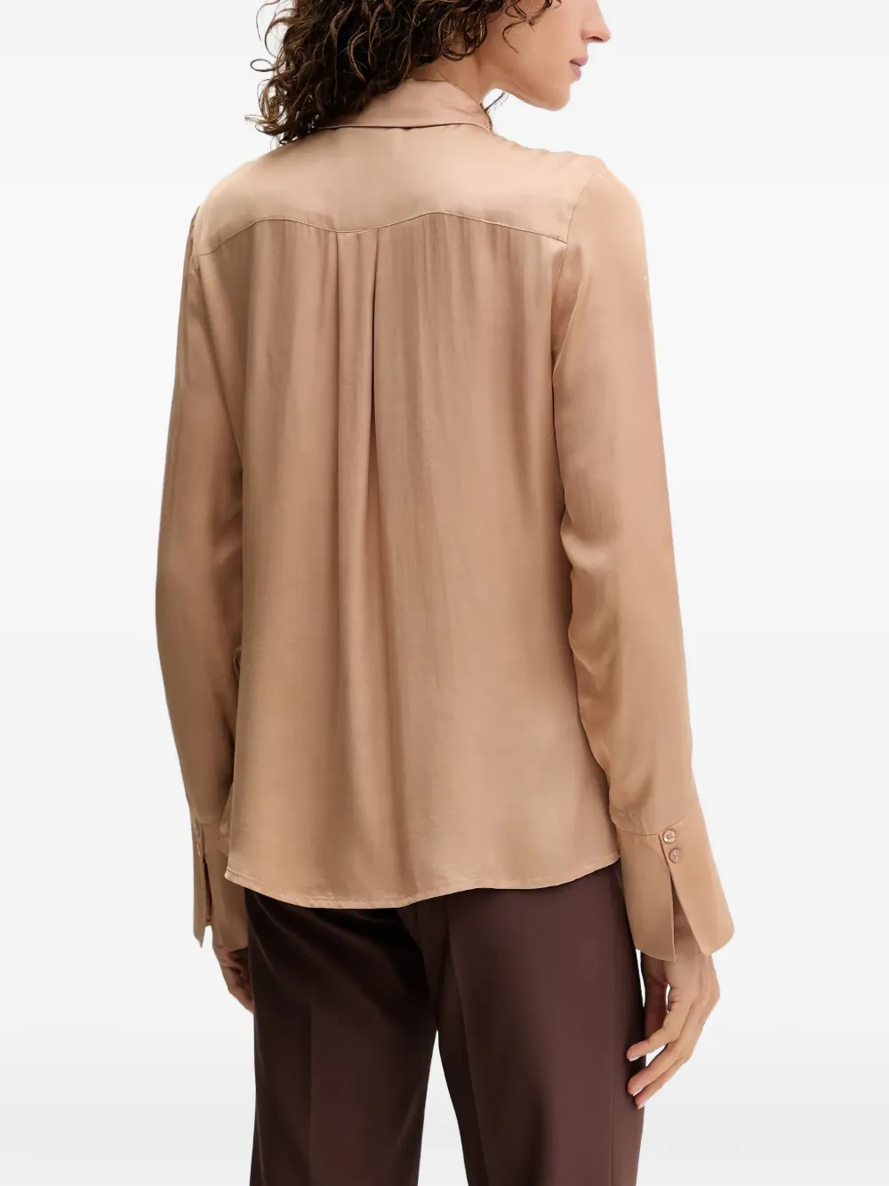  Fracomina Pleated Detail Shirt - Neutrals 